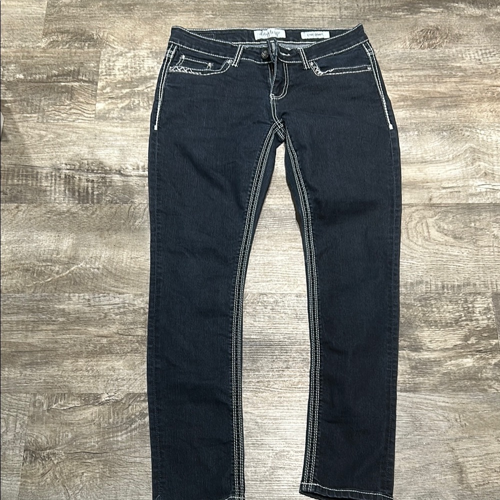 Daytrip Women's Dark Blue Straight Leg Jeans